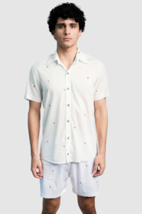 Camisa Aberta Art Beija-Flor