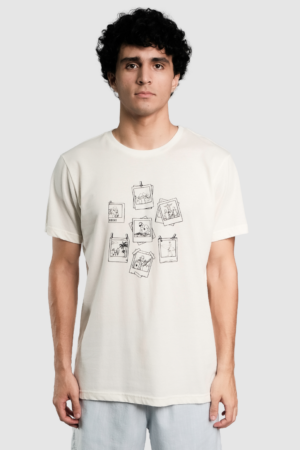 Camiseta Crepe Momentos